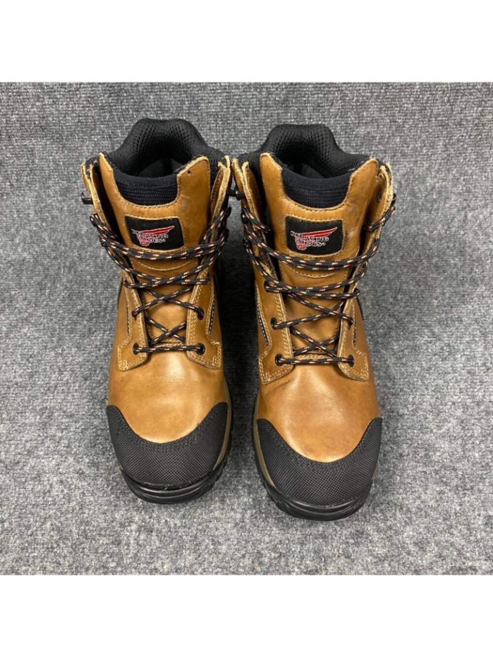 Red Wing Boots Mens 9D Sample Not For Resale Brown Nubuck 6" Waterproof Vibram - Picture 9 of 16